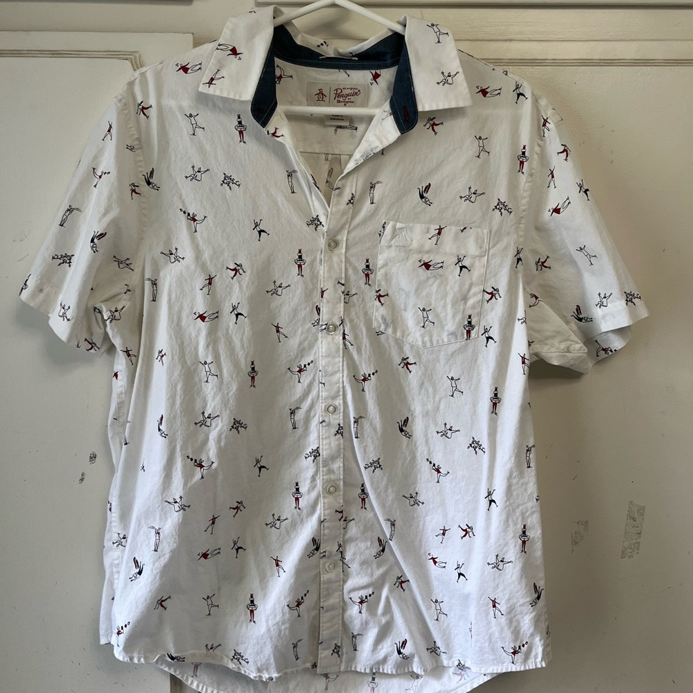 Penguin button up shirt